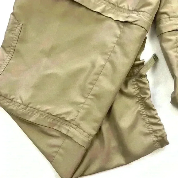 Vtg Walt Disney World Khaki 3 Tier Outdoor Convertible Zip Lightweight Pants (M) - Picture 6 of 16